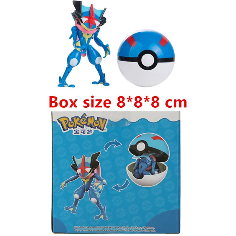 Pokemon Deformation Figures - Pikachu & Friends Collectibles - Greninja With Box - Figurines - Action & Toy Figures