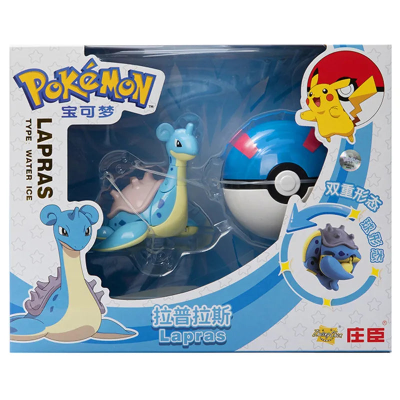 Pokemon Deformation Figures - Pikachu & Friends Collectibles - Lapras With Box - Figurines - Action & Toy Figures - 29