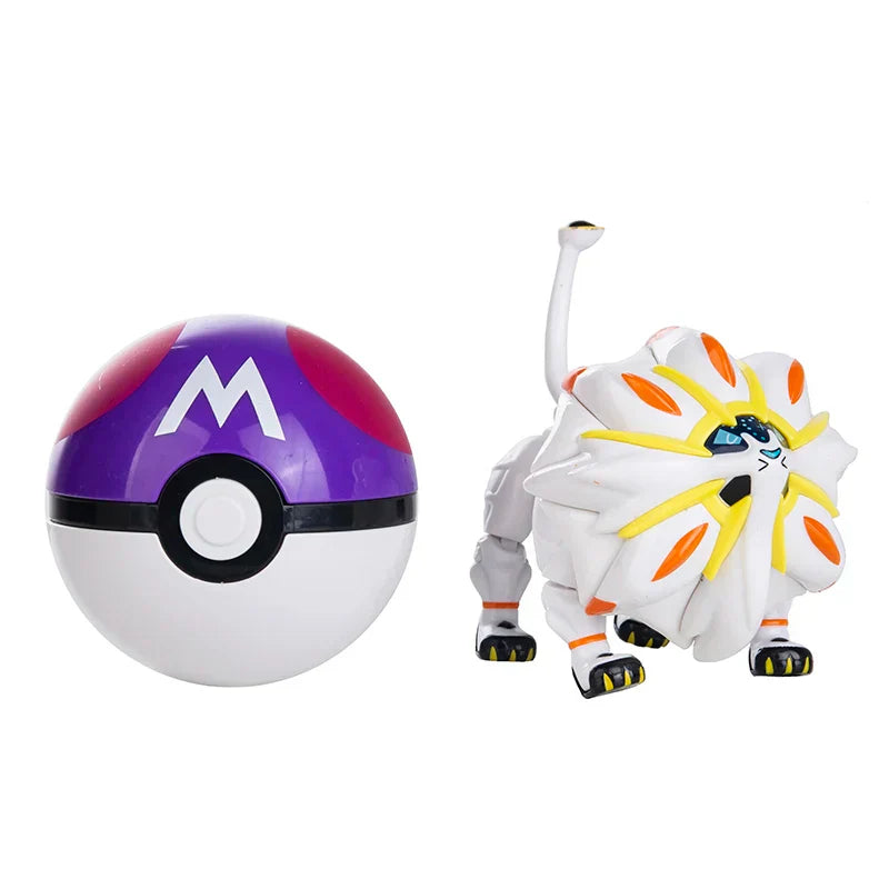 Pokemon Deformation Figures - Pikachu & Friends Collectibles - Solgaleo No Box - Figurines - Action & Toy Figures - 18