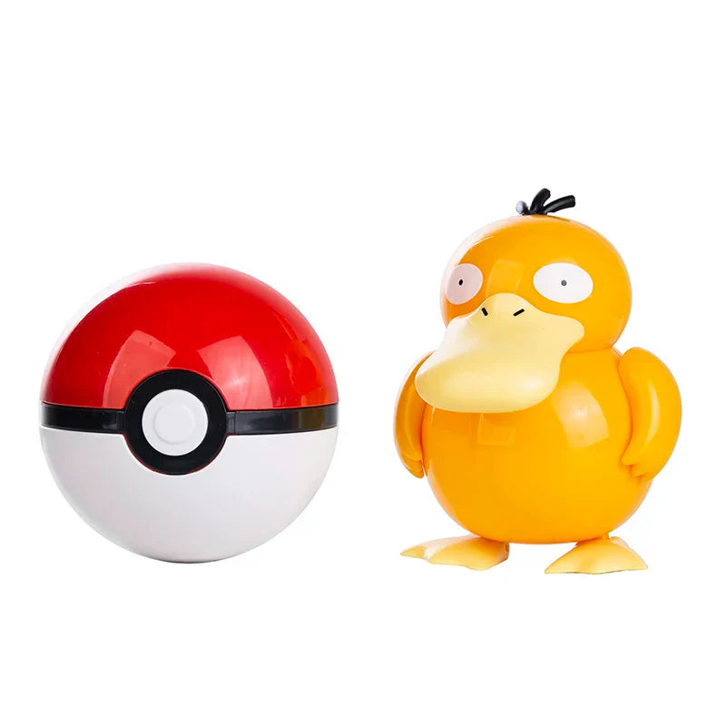 Pokemon Deformation Figures - Pikachu & Friends Collectibles - Psyduck No Box - Figurines - Action & Toy Figures - 24