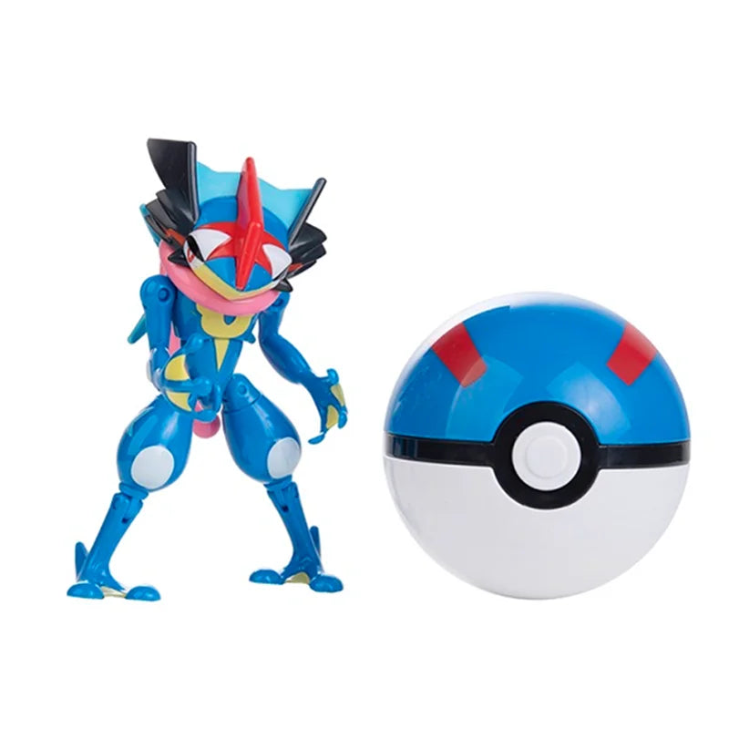 Pokemon Deformation Figures - Pikachu & Friends Collectibles - Greninja No Box - Figurines - Action & Toy Figures - 11