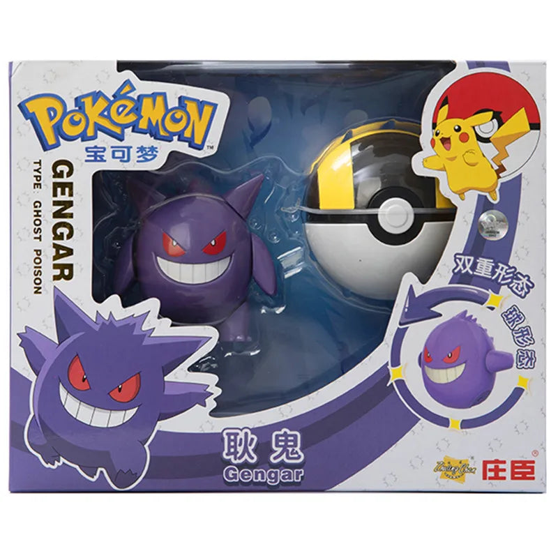 Pokemon Deformation Figures - Pikachu & Friends Collectibles - Gengar With Box - Figurines - Action & Toy Figures - 27