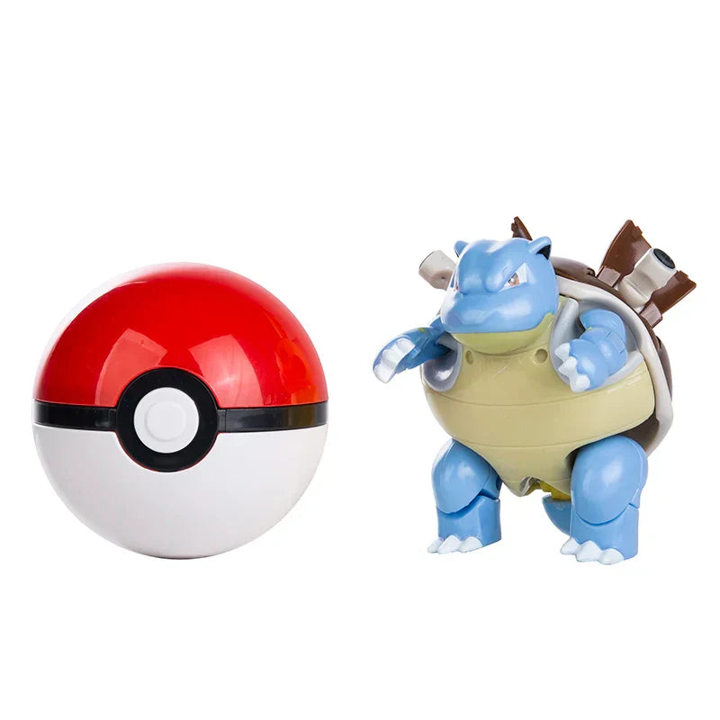 Pokemon Deformation Figures - Pikachu & Friends Collectibles - Blastoise No Box - Figurines - Action & Toy Figures - 23