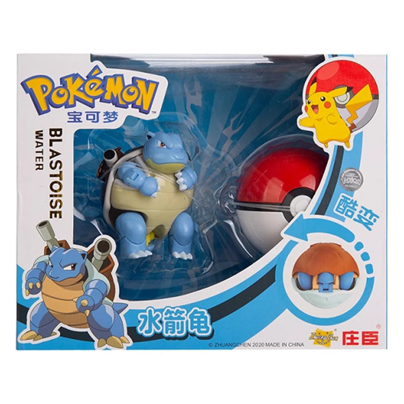 Pokemon Deformation Figures - Pikachu & Friends Collectibles - Blastoise With Box 1 - Figurines - Action & Toy Figures