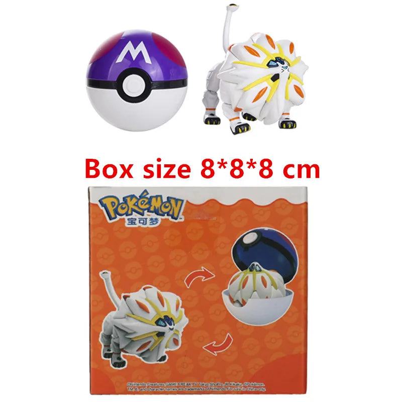 Pokemon Deformation Figures - Pikachu & Friends Collectibles - Solgaleo With Box 1 - Figurines - Action & Toy Figures