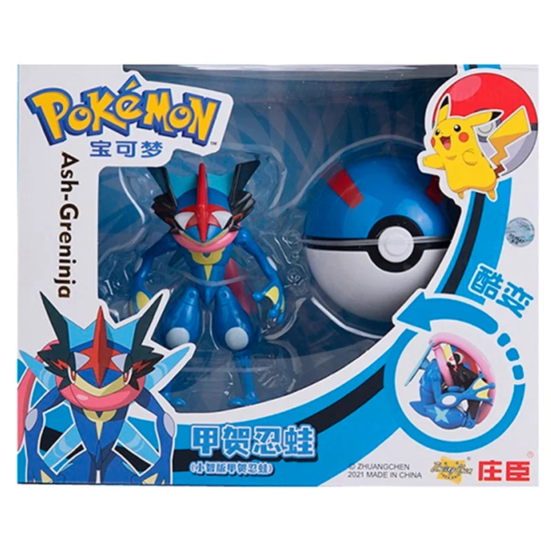 Pokemon Deformation Figures - Pikachu & Friends Collectibles - Greninja With Box 1 - Figurines - Action & Toy Figures