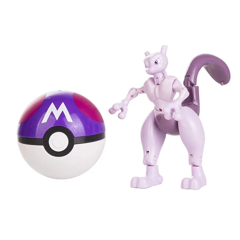 Pokemon Deformation Figures - Pikachu & Friends Collectibles - Mewtwo No Box - Figurines - Action & Toy Figures - 19