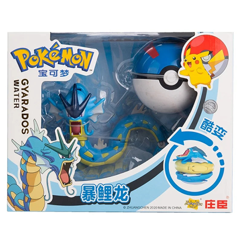 Pokemon Deformation Figures - Pikachu & Friends Collectibles - Gyarados With Box - Figurines - Action & Toy Figures