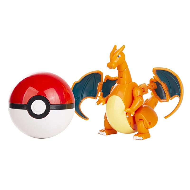 Pokemon Deformation Figures - Pikachu & Friends Collectibles - Charizard No Box - Figurines - Action & Toy Figures - 26