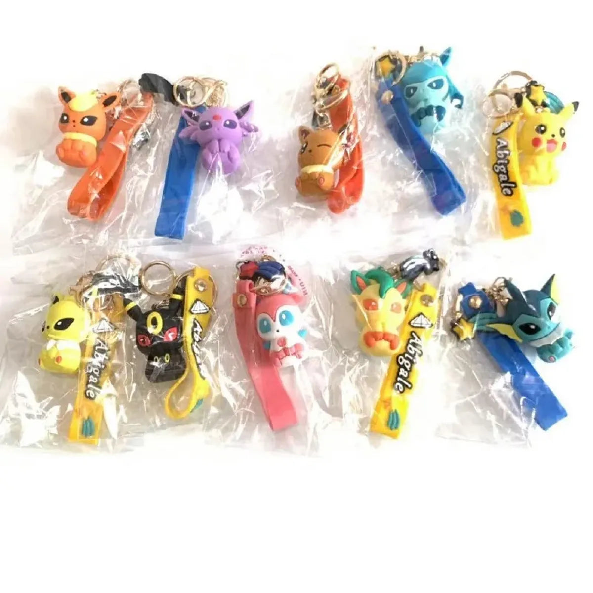 Pokemon Eeveelution Keychain Figure Set - Figurines - Keychain - 1