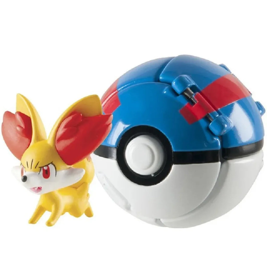 Pokemon Pokeball & Mini Figure 4-Piece Set - Figurines - Figures - 4