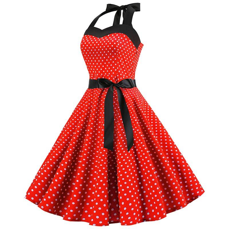 Retro Polka Dot Dress - All Dresses - Dresses - 4 - 2024