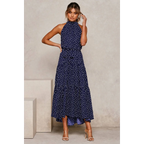Polka Dot Halter Dress - All Dresses - 21