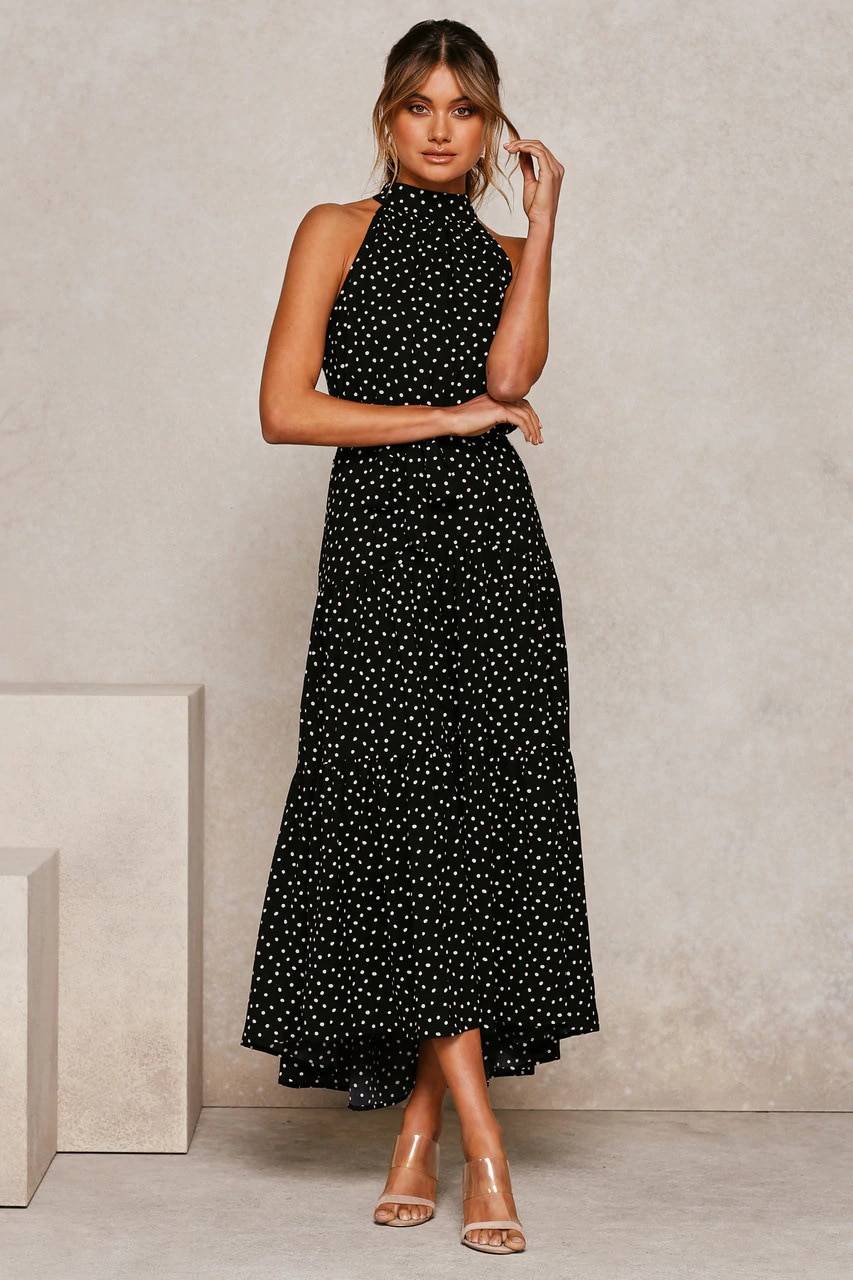 Polka Dot Halter Dress - All Dresses - Clothing - 25 - 2024