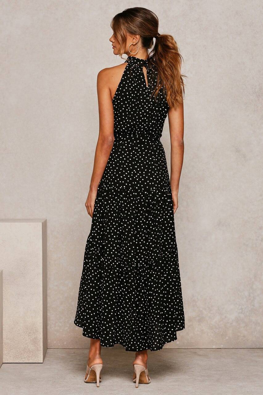 Polka Dot Halter Dress - All Dresses - Clothing - 26 - 2024