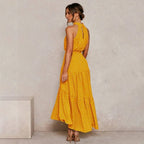 Polka Dot Halter Dress - All Dresses - 4