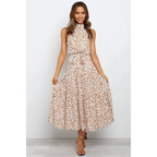 Polka Dot Halter Dress - All Dresses - 43