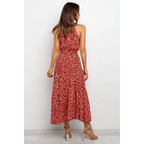 Polka Dot Halter Dress - All Dresses - 53