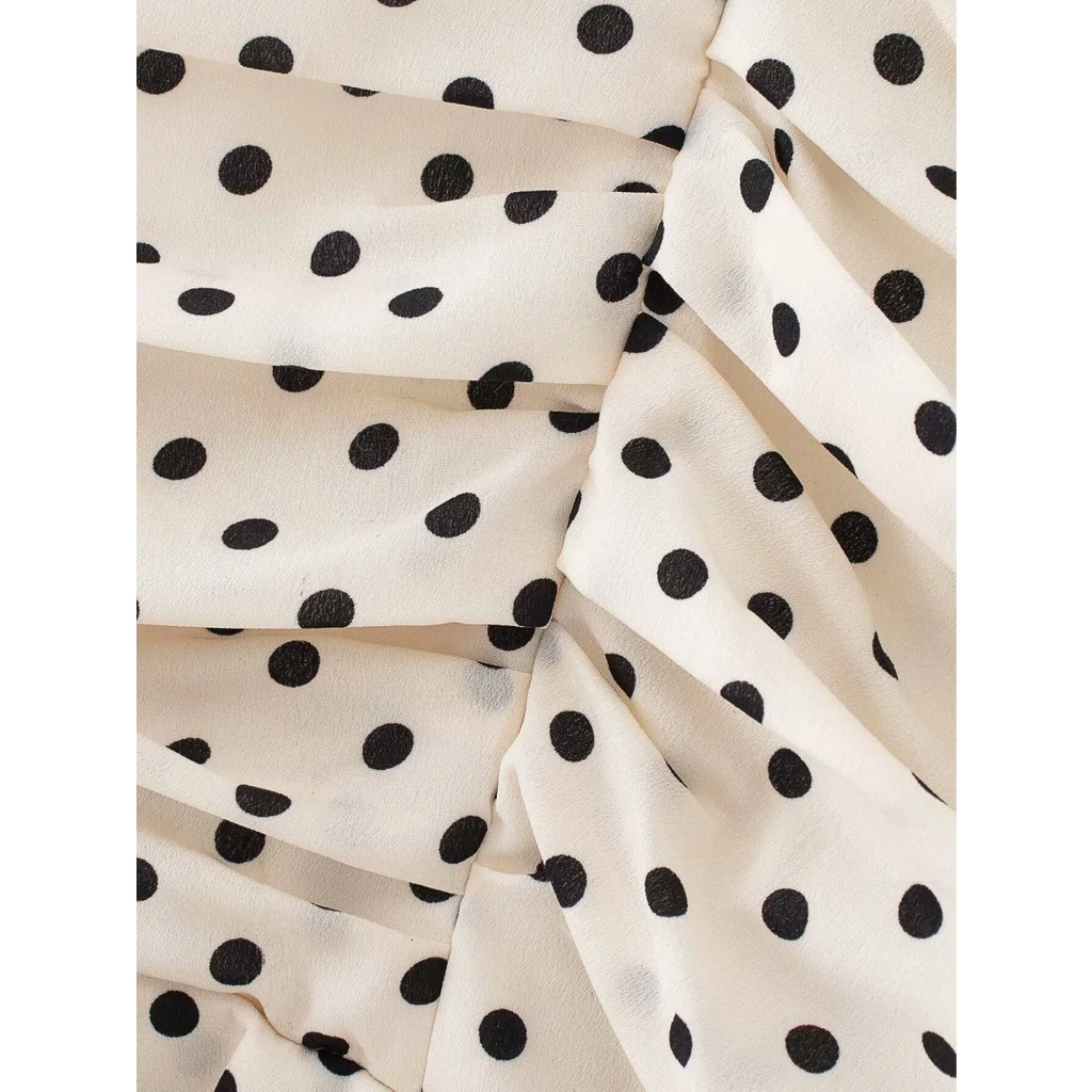 Mini Polka Dot Ruffle Skirt - Bottoms - 8