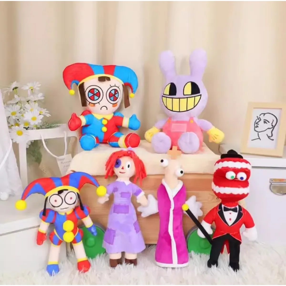 The Amazing Digital Circus Cartoon Plush Pomni Jax Doll - Best Sellers - 20