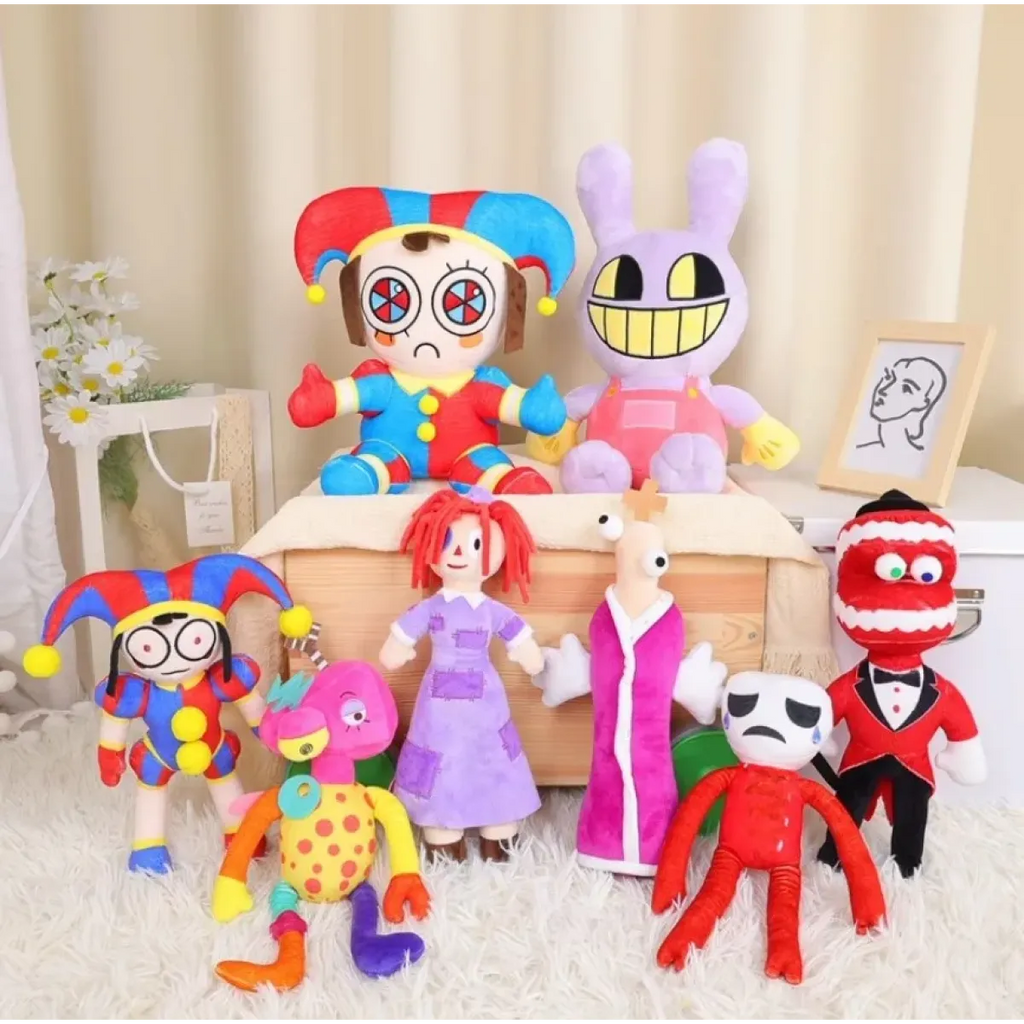 The Amazing Digital Circus Cartoon Plush Pomni Jax Doll - Best Sellers - 21