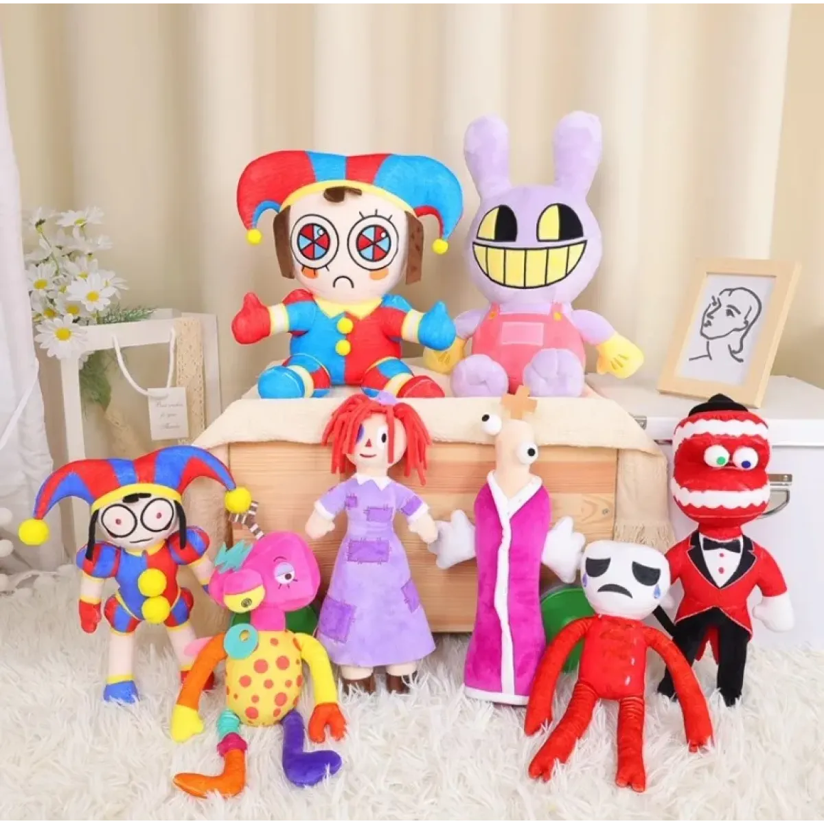 The Amazing Digital Circus Cartoon Plush Pomni Jax Doll - Best Sellers - 21