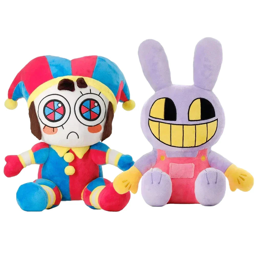 The Amazing Digital Circus Cartoon Plush Pomni Jax Doll - 2pcs - All Products - Stuffed Animals - 7 - 2024