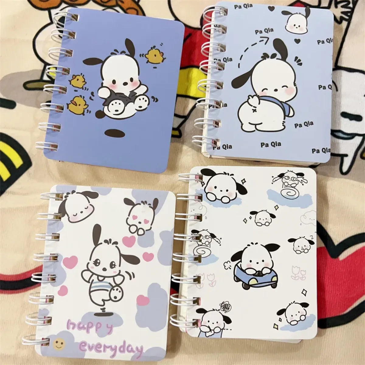 Sanrio A7 Coil Notebook – Pompompurin Designs - Harajuku Style - Stationary & More - 2