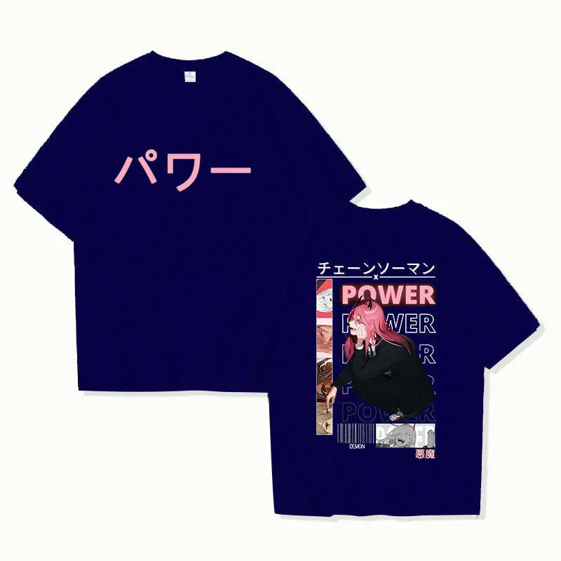 Power Unleashed Oversized Tee – Iconic Anime Graphic T-Shirt - T-Shirts - T-Shirts - 3 - 2024