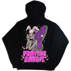 Praying Rabbit Butterfly Hoodie - Hoodies & Sweatshirts - Hoodie - 2