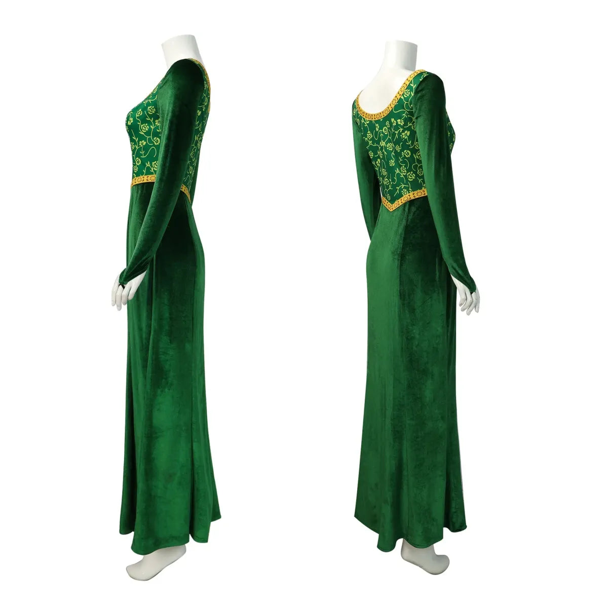 Princess Green Fantasy Cosplay Dress with Crown - All Dresses - Cosplay - 4