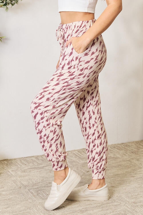 Printed Drawstring Pants - Bottoms - Pants - 6 - 2024