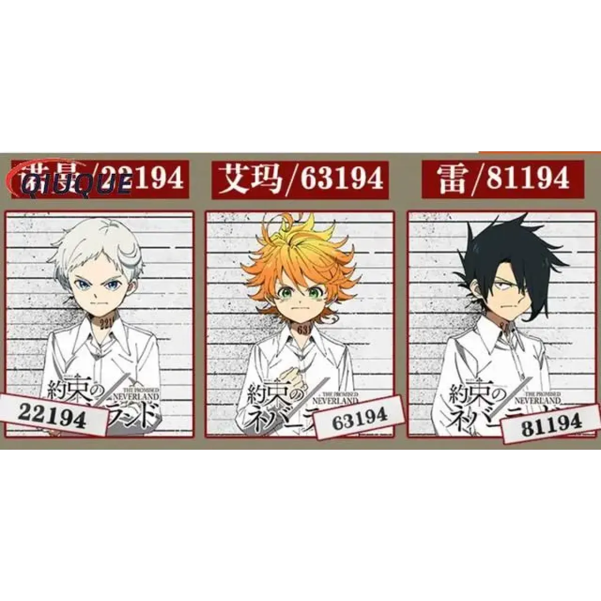 The Promised Neverland Cosplay Set with Tattoos - Dresses - Cosplay - 1
