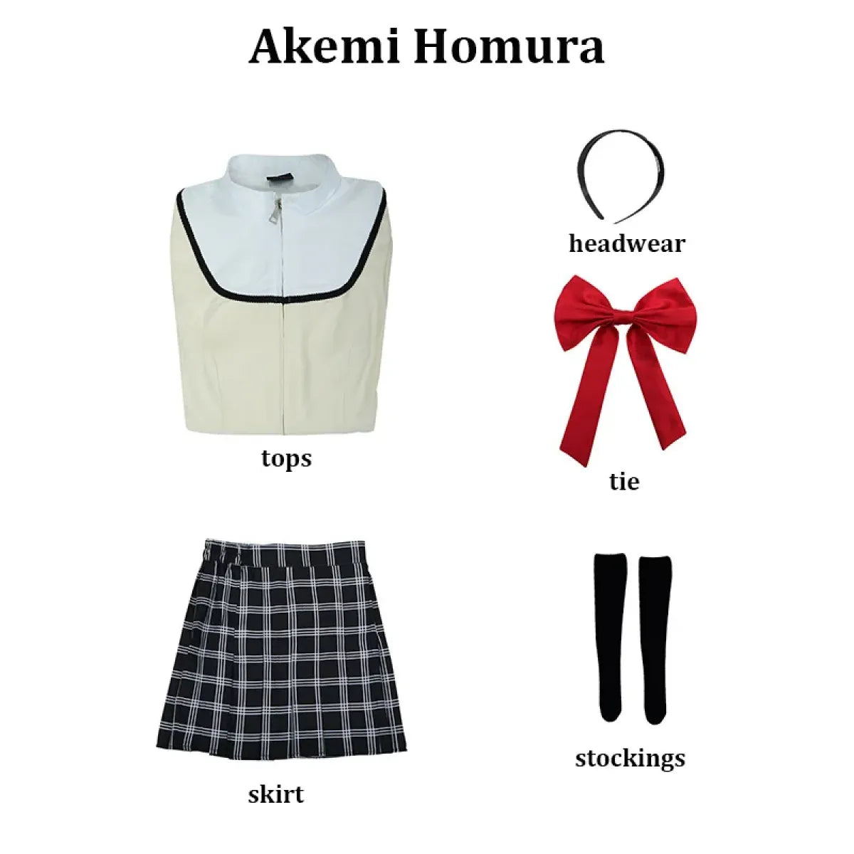 Puella Magi Madoka Magica School Uniform Cosplay Set - Cosplay - Cosplay - 7