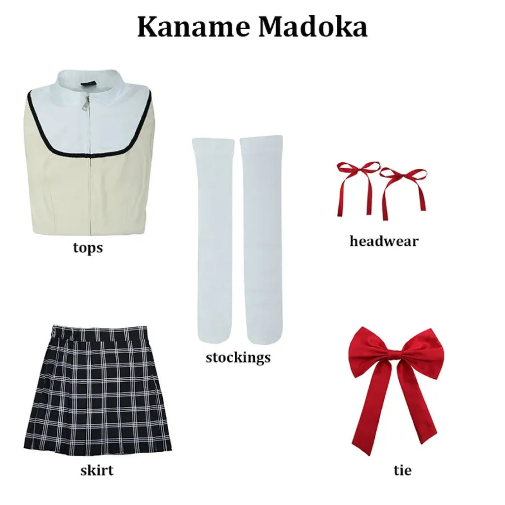 Puella Magi Madoka Magica School Uniform Cosplay Set - Cosplay - Cosplay - 9