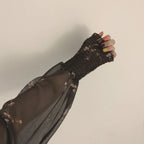 Vintage Flower Puff Sleeve Dress - All Dresses - 2