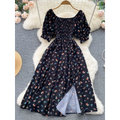 Puff Sleeve Party Dress - All Dresses - 21