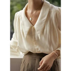 Victorian Chiffon Puff Sleeve Blouse - Women’s Clothing & Accessories - Blouses - 1