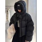 Korean Style Puffer Jacket with Hood - Jackets & Coats - Jacket - 5