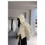 Korean Style Puffer Jacket with Hood - Jackets & Coats - Jacket - 8