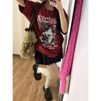 Harajuku Punk Cat Print T-Shirt - T-Shirts - T-Shirts - 6