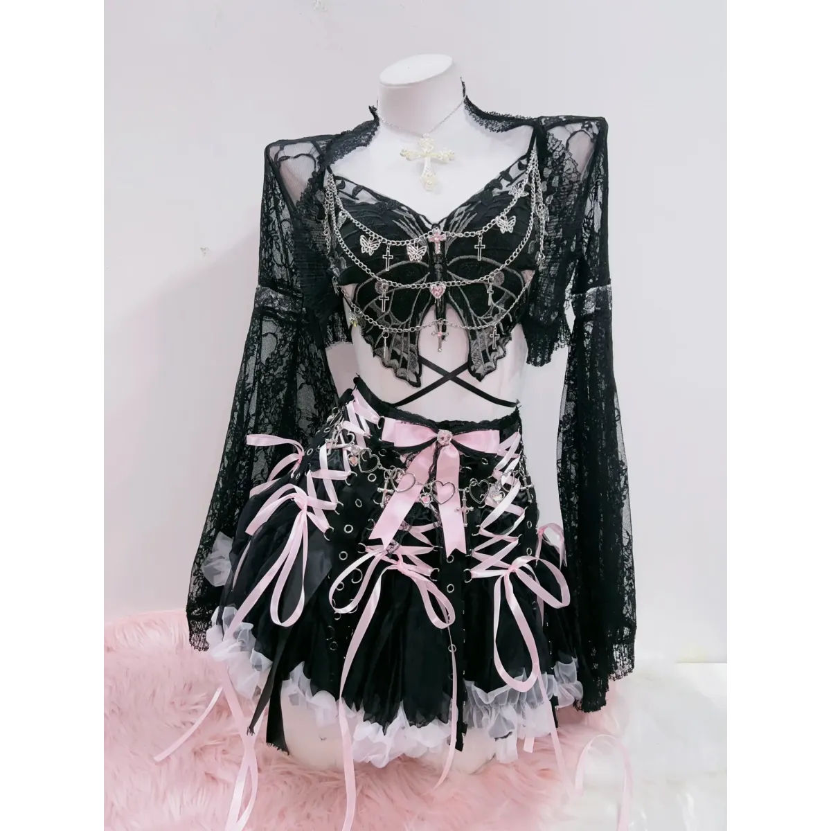 Punk Cross Tank: Alternative Fashion - Best Sellers - 2