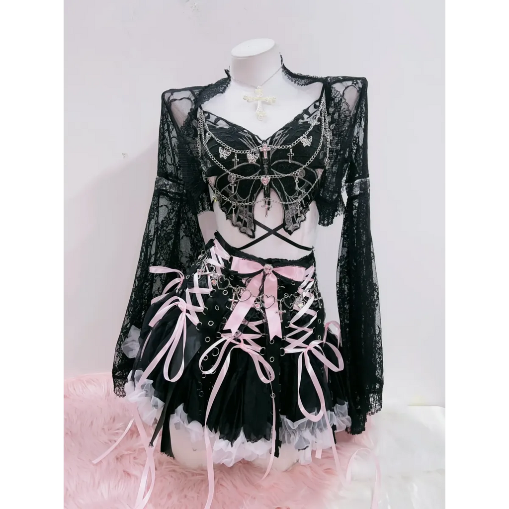 Punk Cross Tank: Alternative Fashion - Best Sellers - 3