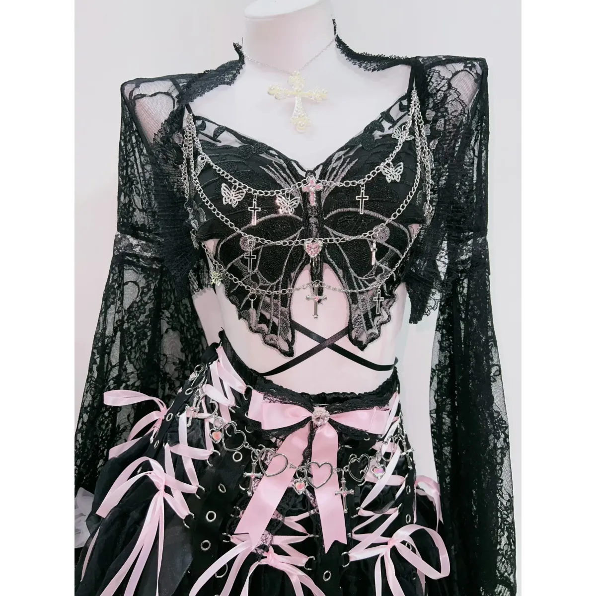 Punk Cross Tank: Alternative Fashion - Best Sellers - 5