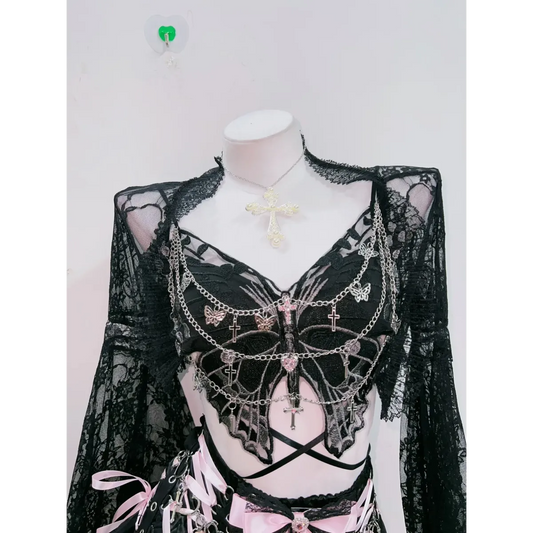 Punk Cross Tank: Alternative Fashion - Best Sellers - 7