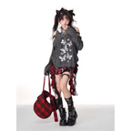 Punk Gothic Lace Off Shoulder T-Shirt - T-Shirts - T-Shirts - 3