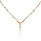 Punk Gummy Bear Crystal Choker - Colorful Metal Multi-layer Necklace - Best Sellers - 9