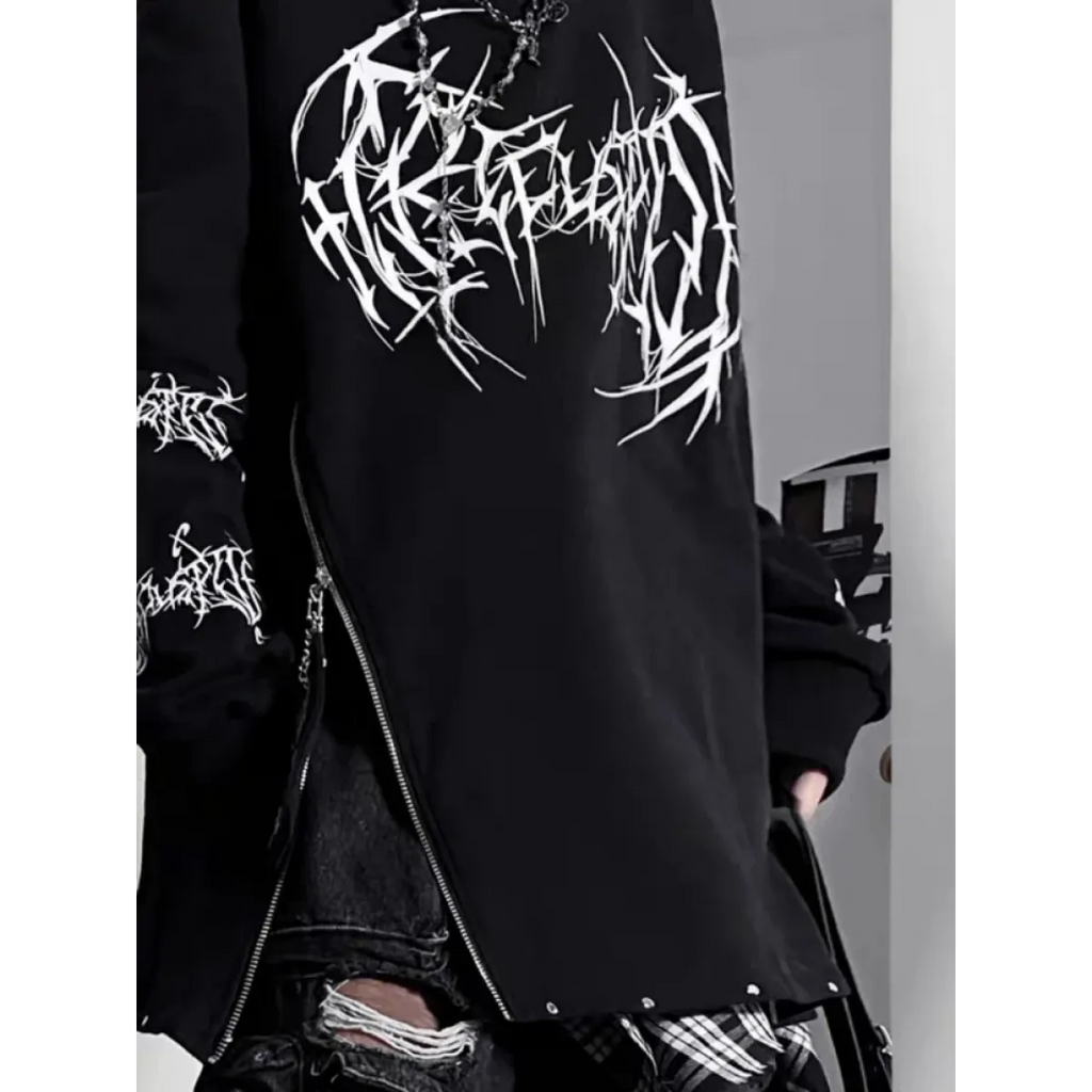 Punk Harajuku Off Shoulder Tee - T-Shirts - T-Shirts - 5