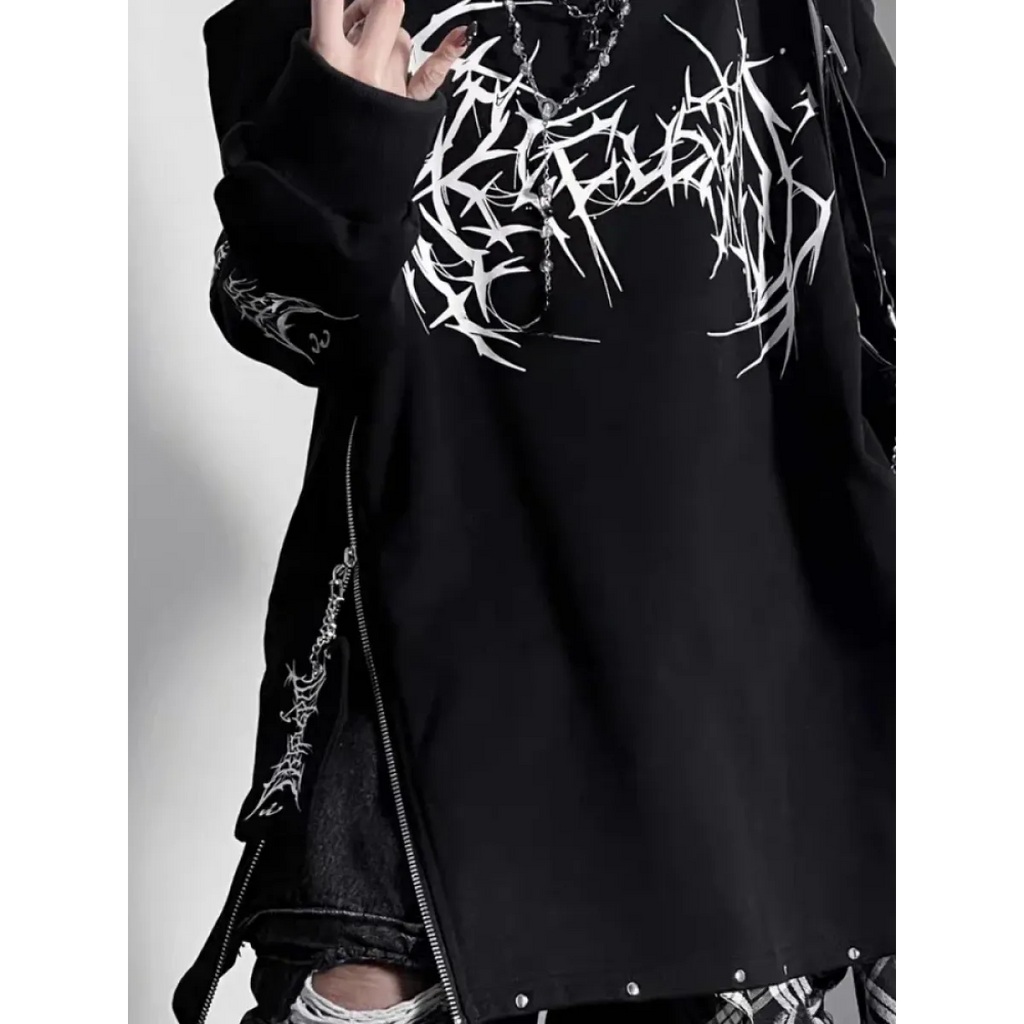 Punk Harajuku Off Shoulder Tee - T-Shirts - T-Shirts - 6