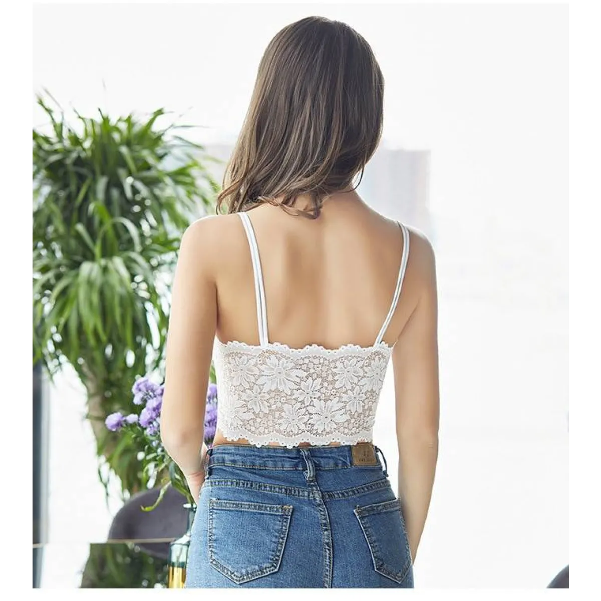 Lace V Neck Bralette - Women’s Clothing & Accessories - 12